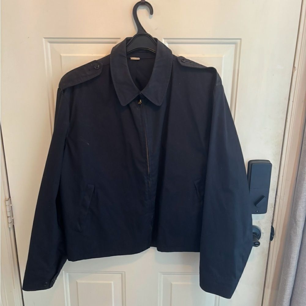Vintage 1960s Creighton U.S. Navy Military Deck Jacket size L36 - Picture 3 of 8